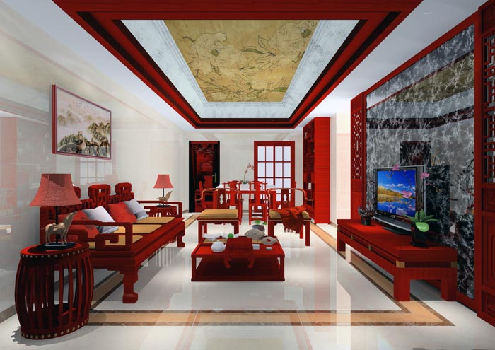 好色视频网站陶家裝：佛山合景新鴻基·瀧景113㎡新中式好色先生APPIOS效果鑒賞